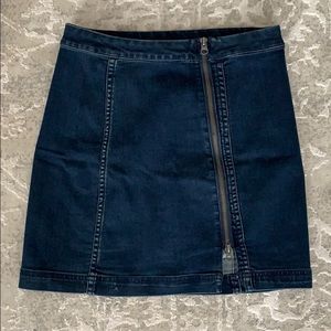 Free People Denim Mini Skirt